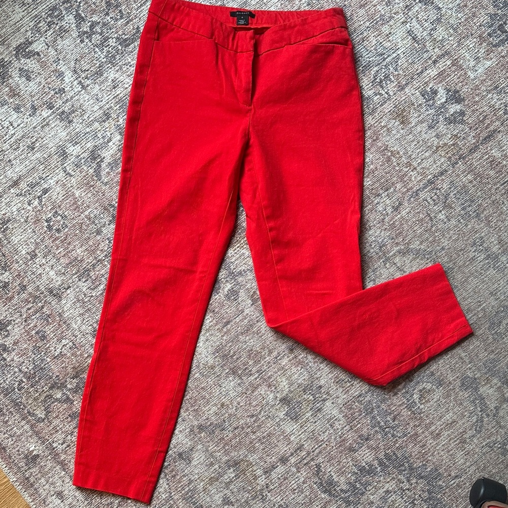 Halogen Vibrant Red Trousers